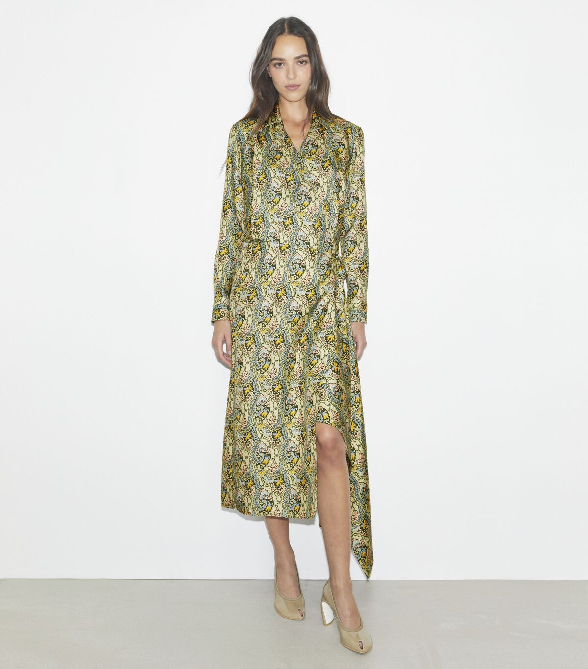 tory burch silk wrap dress