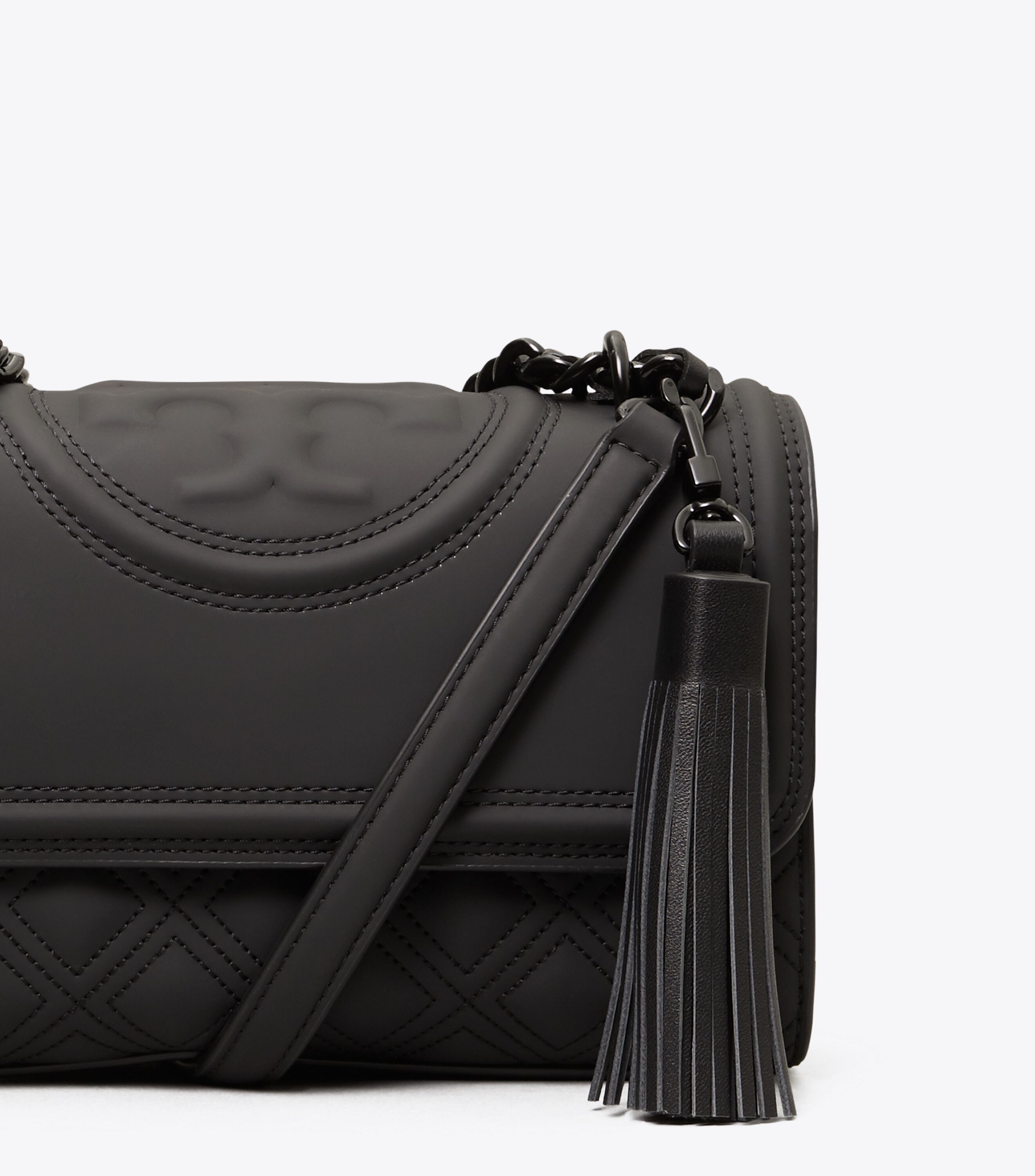 Fleming matte small shoulder bag top