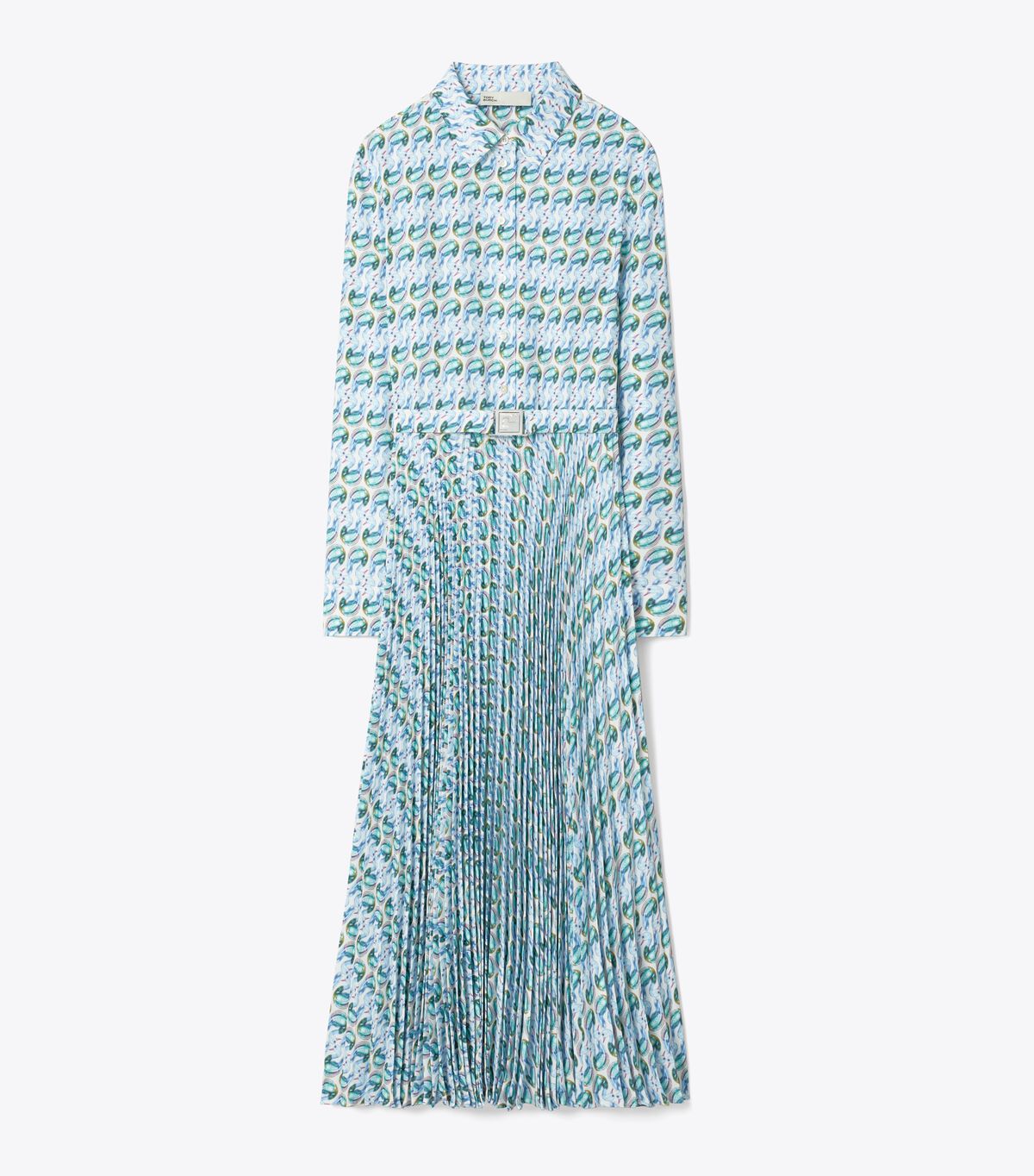 tory burch printed twill dress