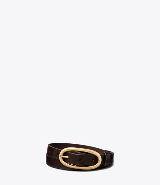 tory burch حزام كبير بإبزيم مثقوب