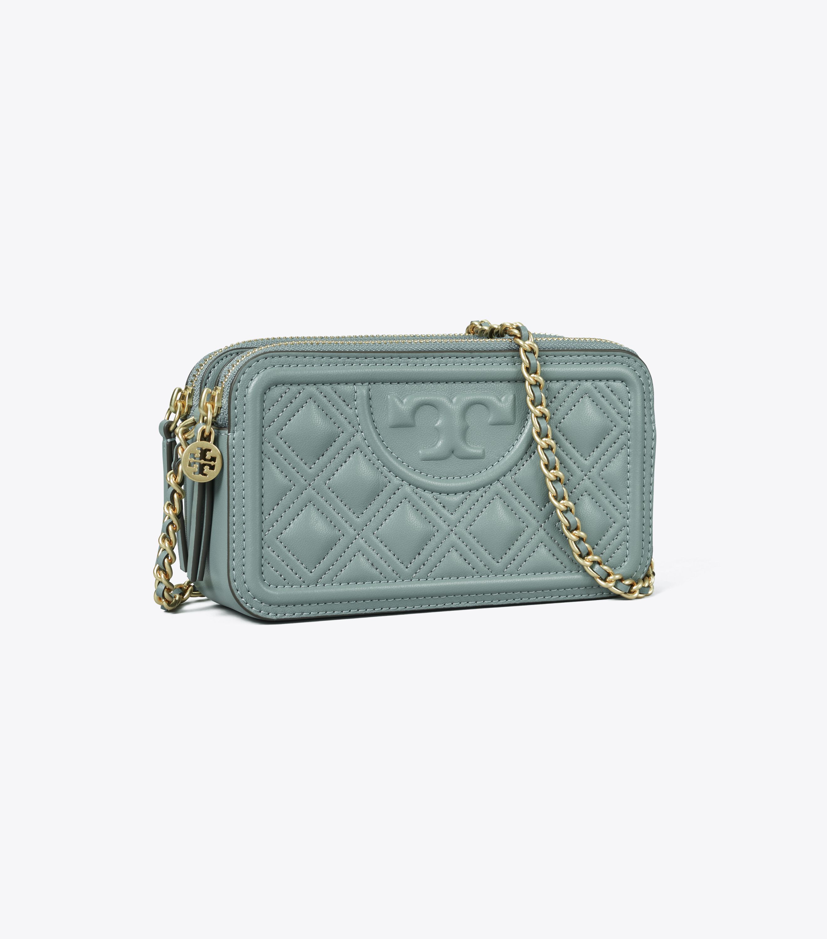 Tory burch double discount zip mini bag