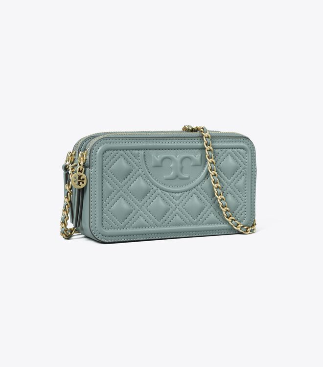 Fleming Double-Zip Mini Bag | Handbags | Tory Burch