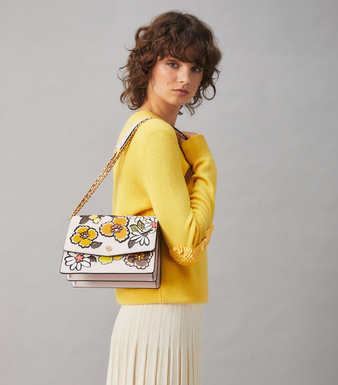 Tory burch applique bag