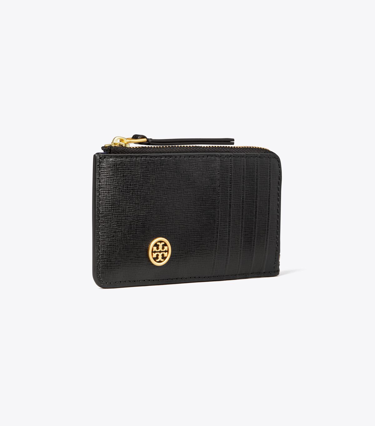 tory burch robinson top zip card case