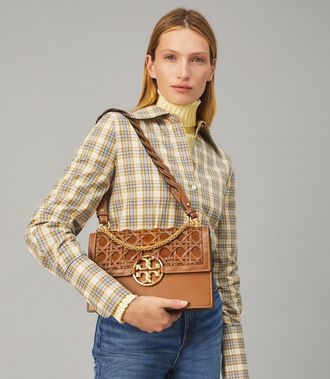 Miller Basket-Weave Shoulder Bag