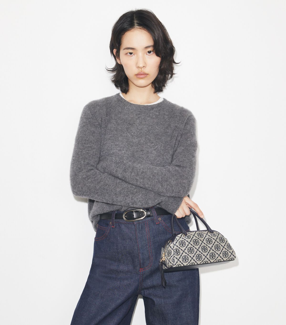 T Monogram Small Bowler tory burch t monogram small bowler