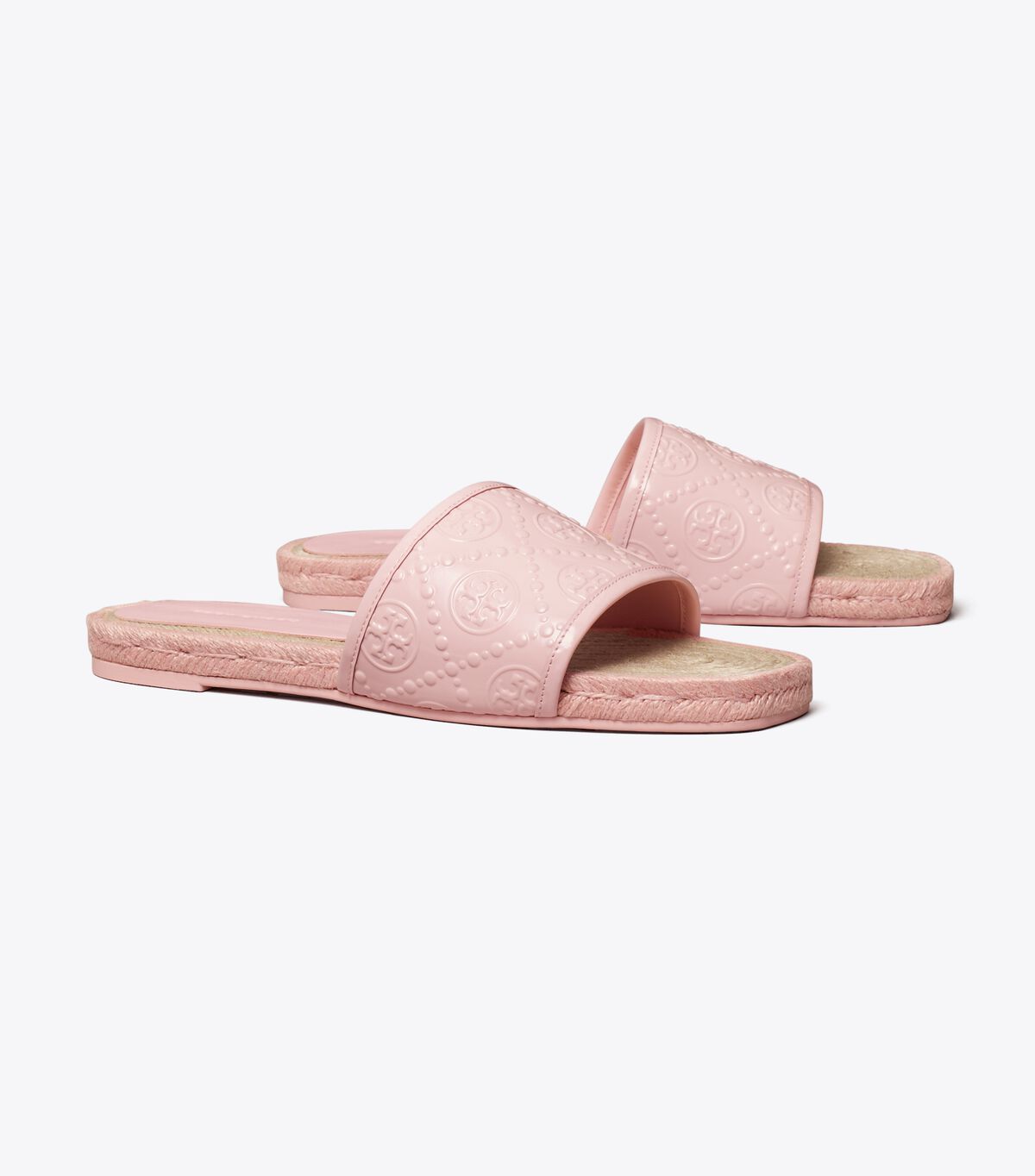 T Monogram Espadrille Slide
