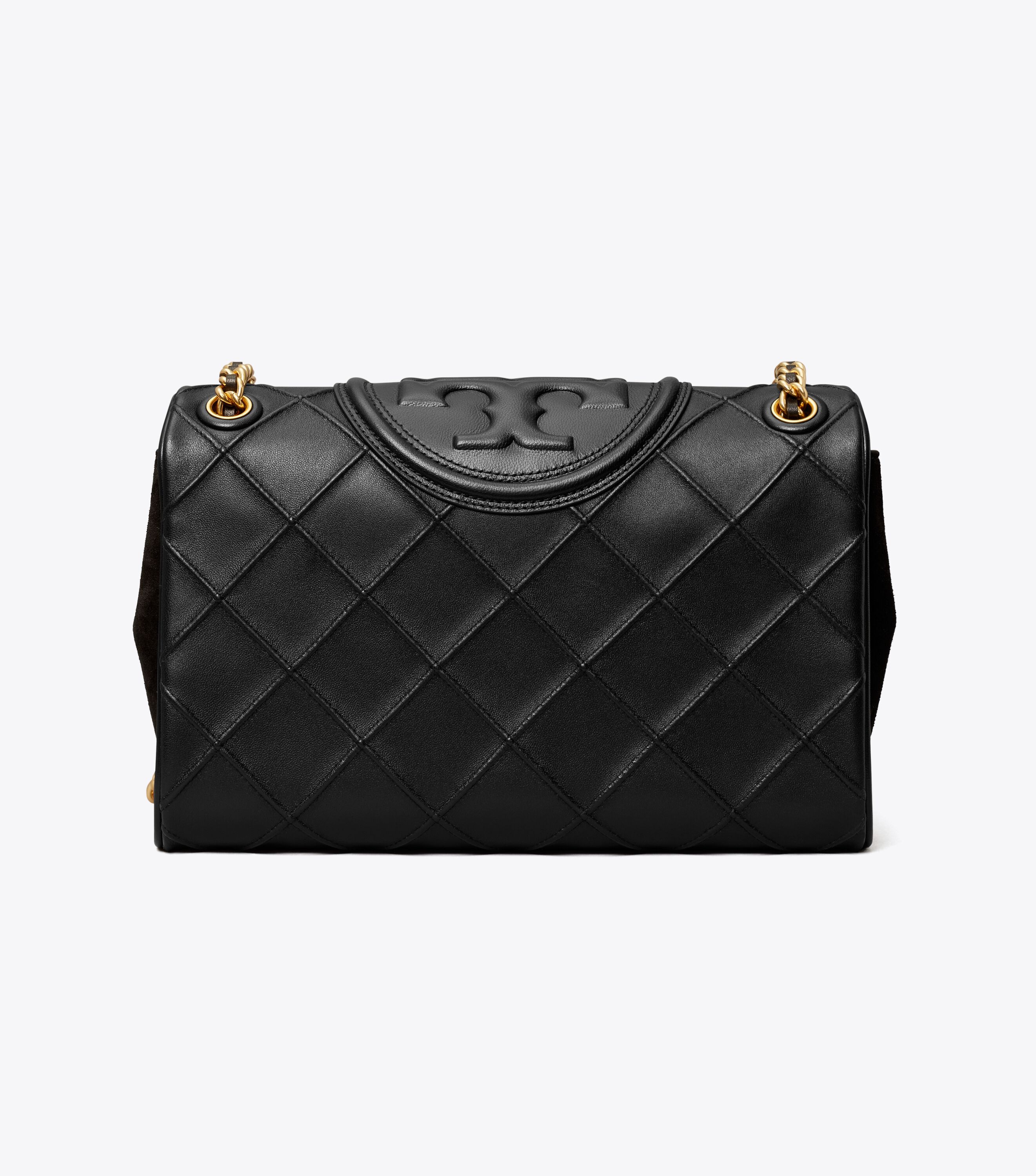 Fleming Soft Convertible Shoulder Bag, Black | Tory Burch KSA