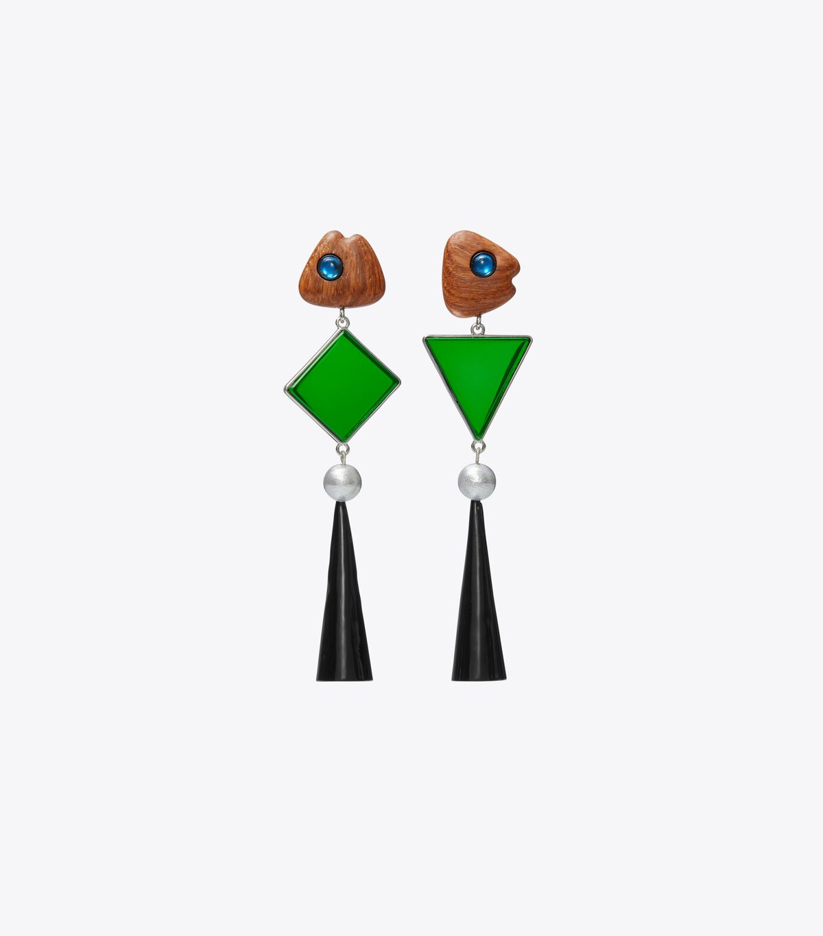 tory burch geo fish earring
