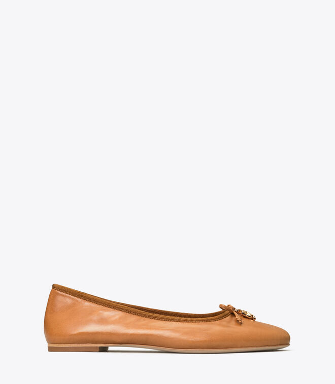 tory burch charm ballet flat