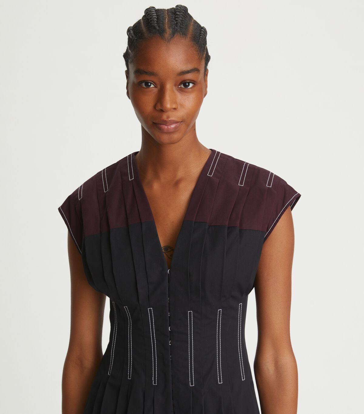 tory burch cotton poplin claire mccardell dress
