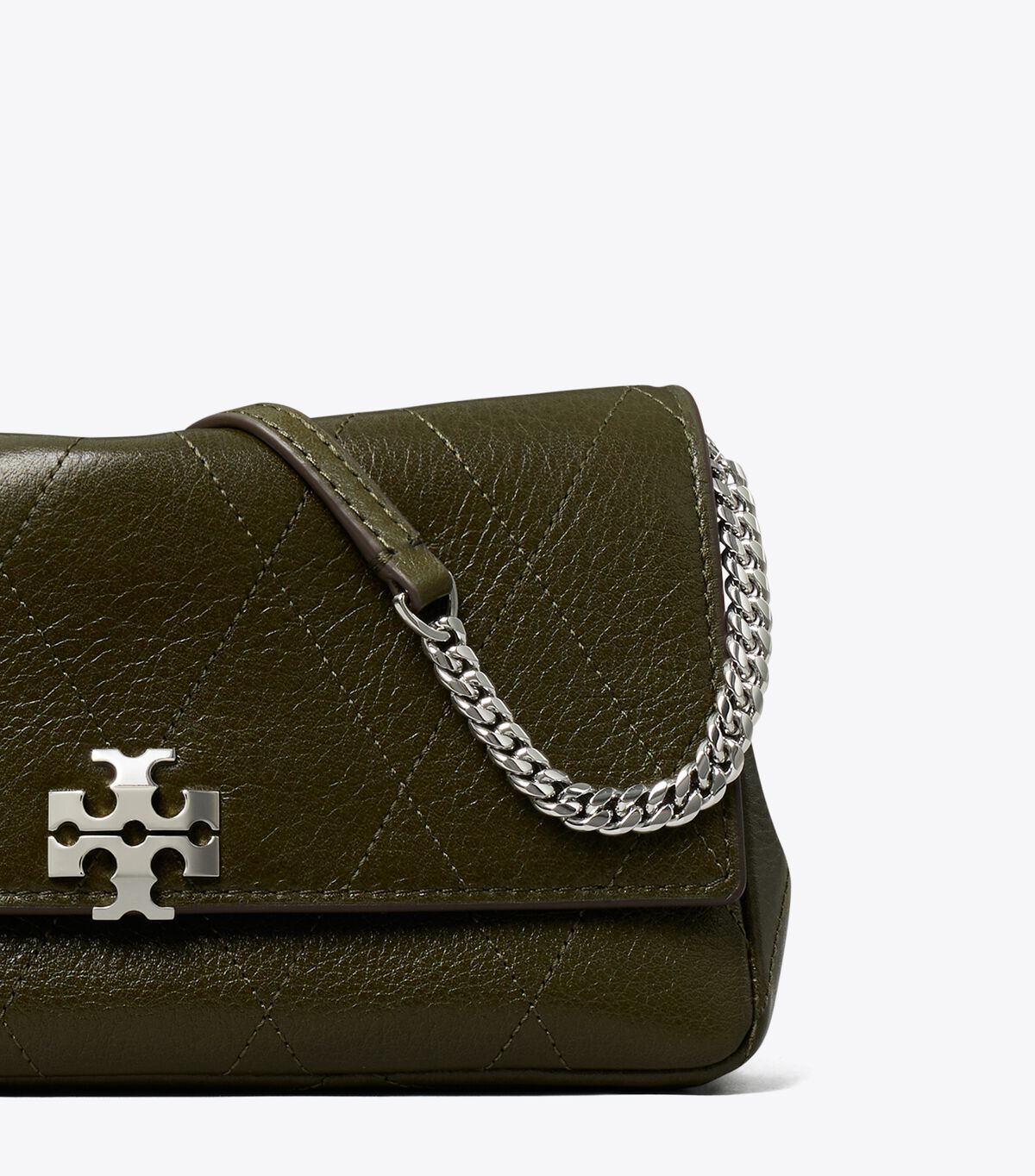 حقيبة كروسبودي تشارلي بسلسلة مبطنة tory burch حقيبة كروسبودي تشارلي بسلسلة مبطنة