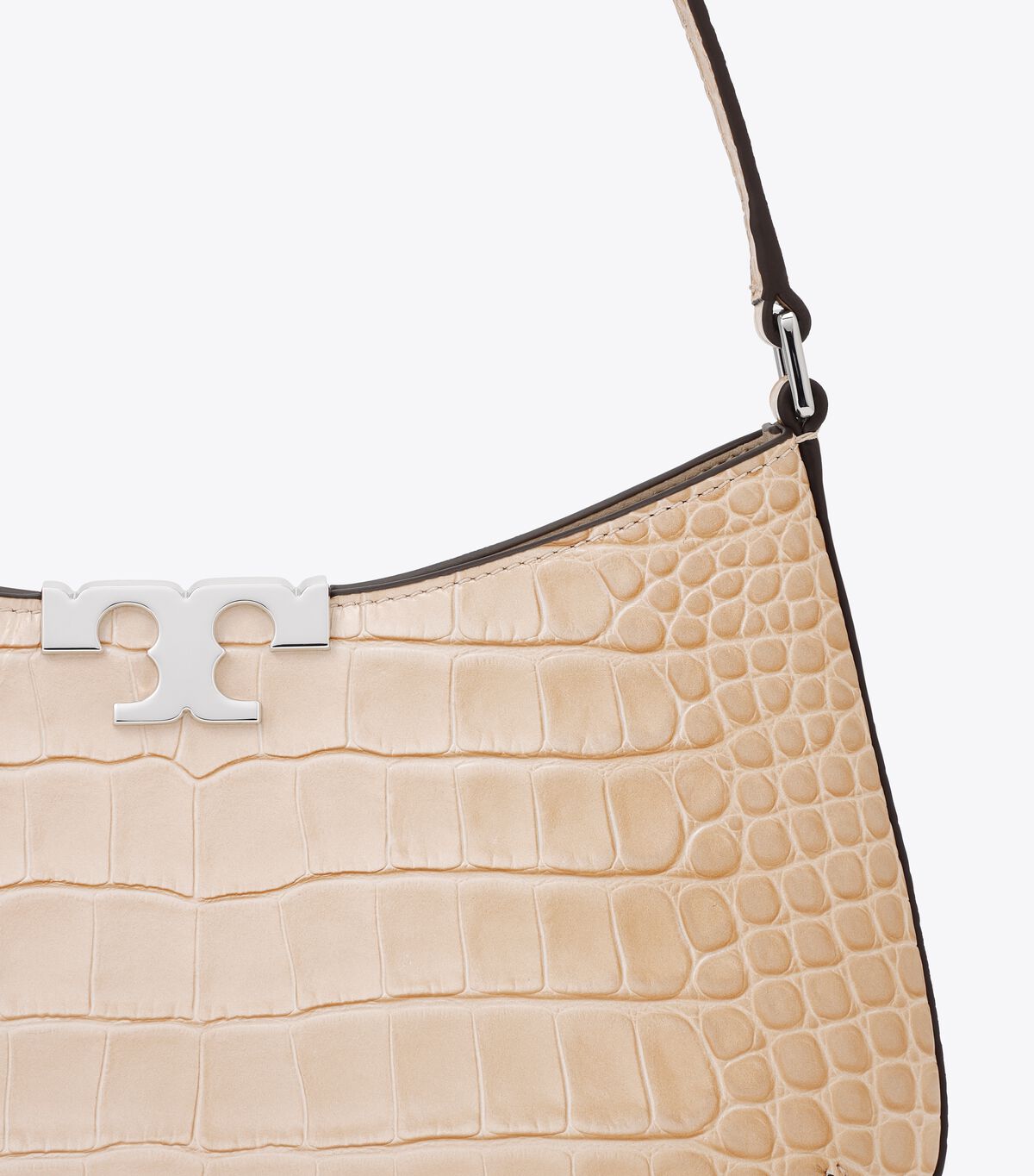 Eleanor Croc Embossed Slim Shoulder Bag tory burch eleanor croc embossed slim shoulder bag