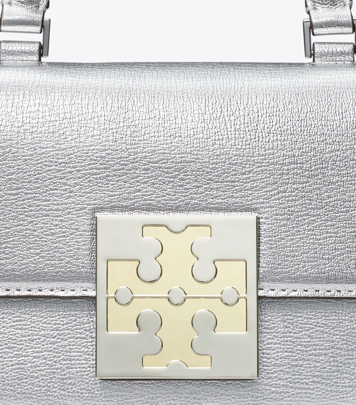 tory burch bon bon metallic mini top handle bag