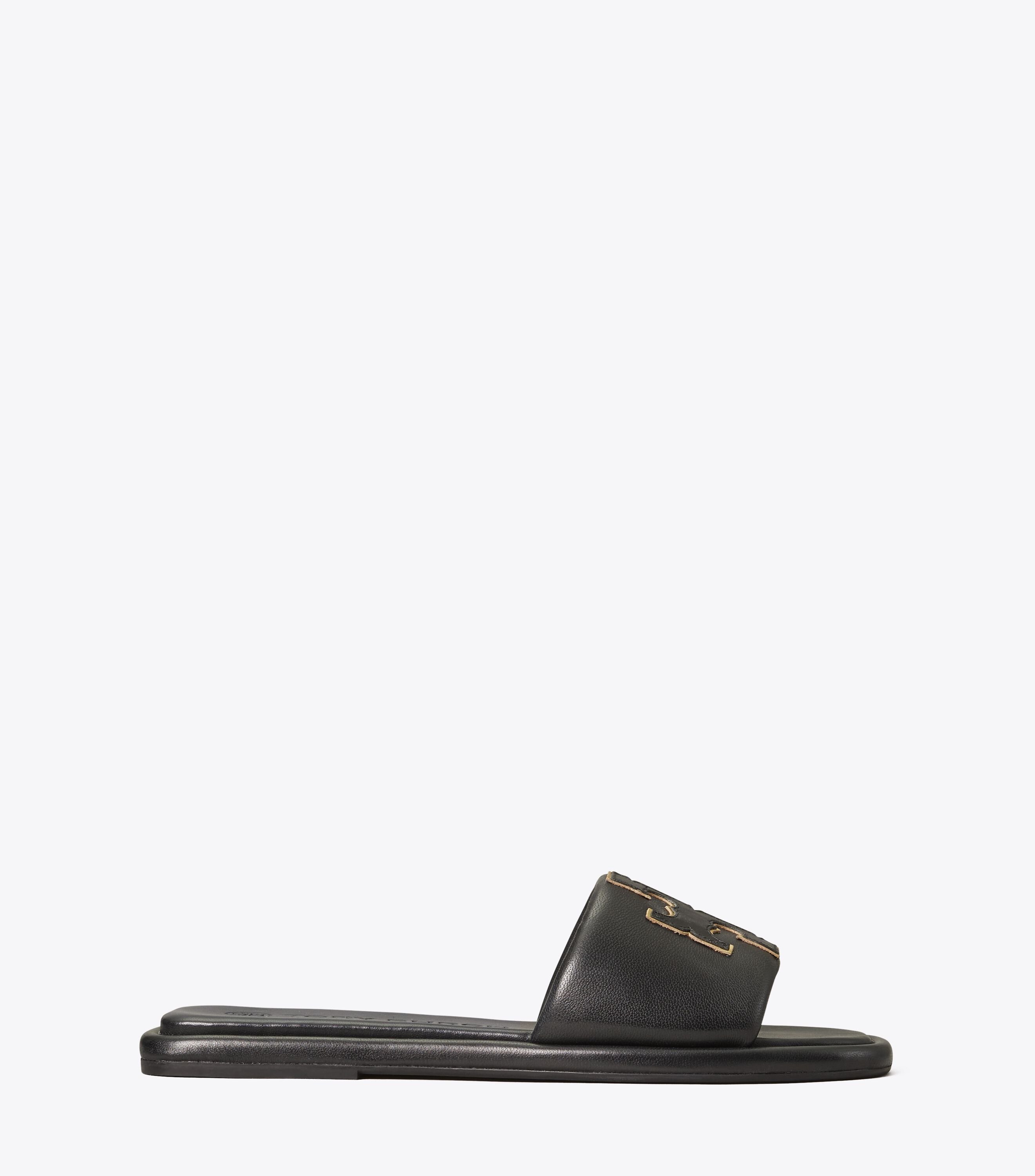 Tory burch shop slides black