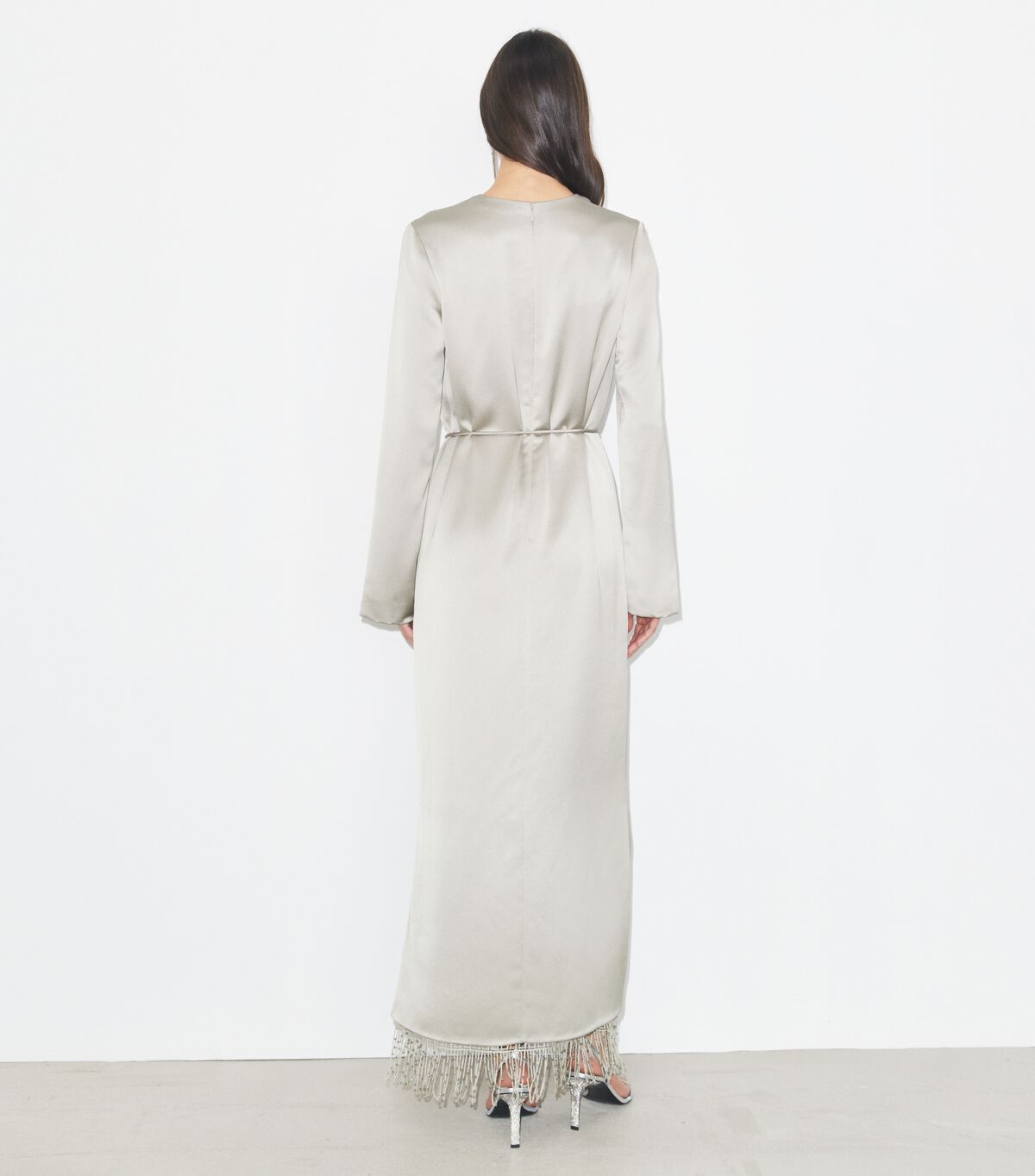 Asymmetric Crepe Dress tory burch asymmetric crepe dress