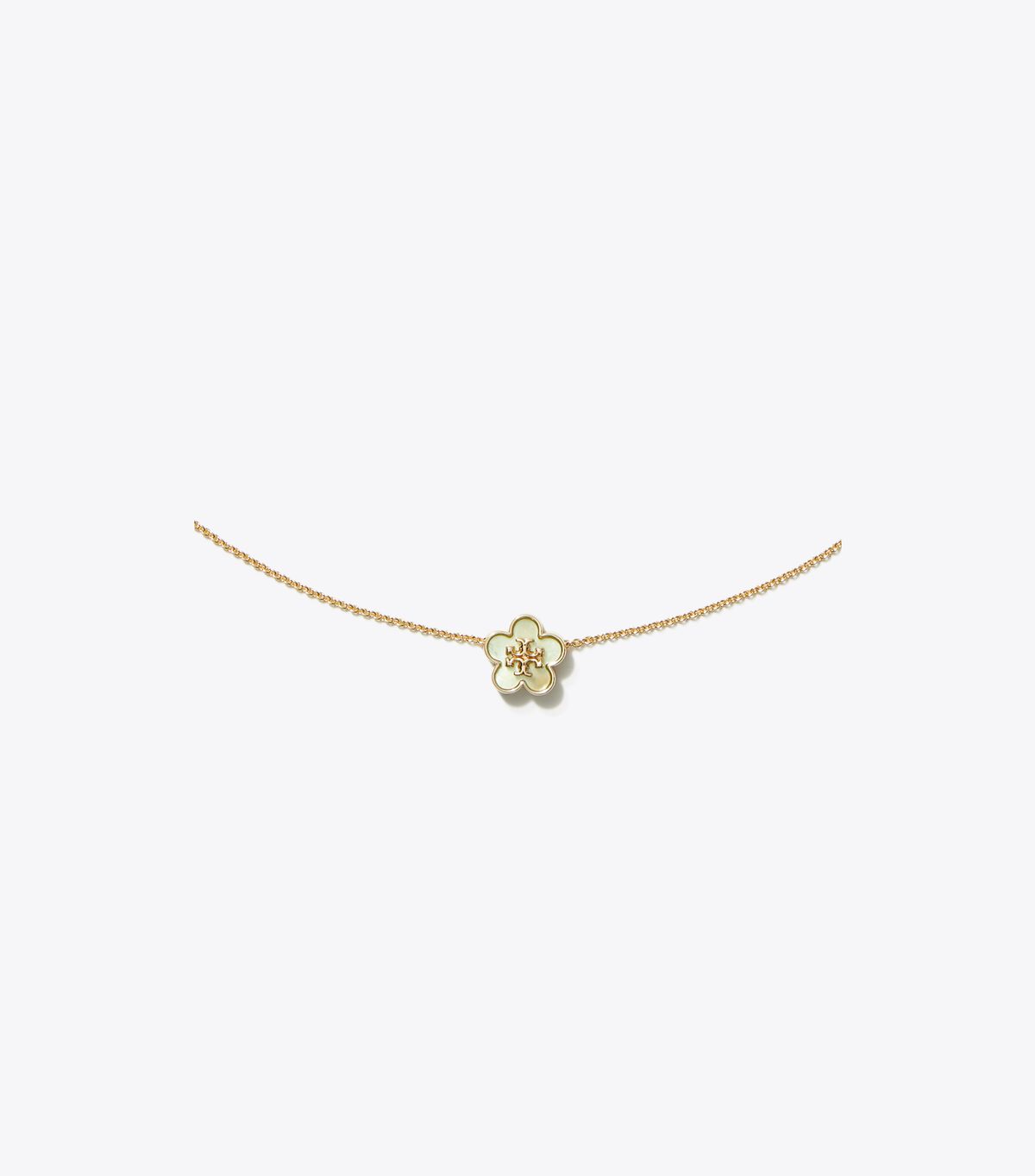 tory burch kira flower pendant