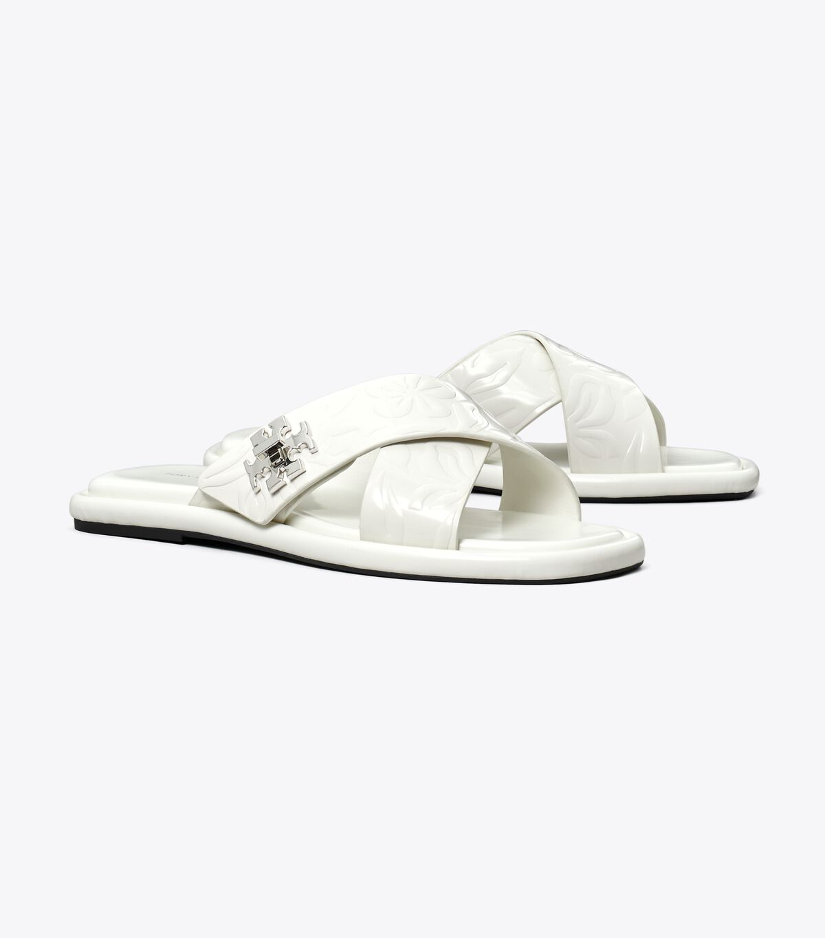 tory burch turnlock slide