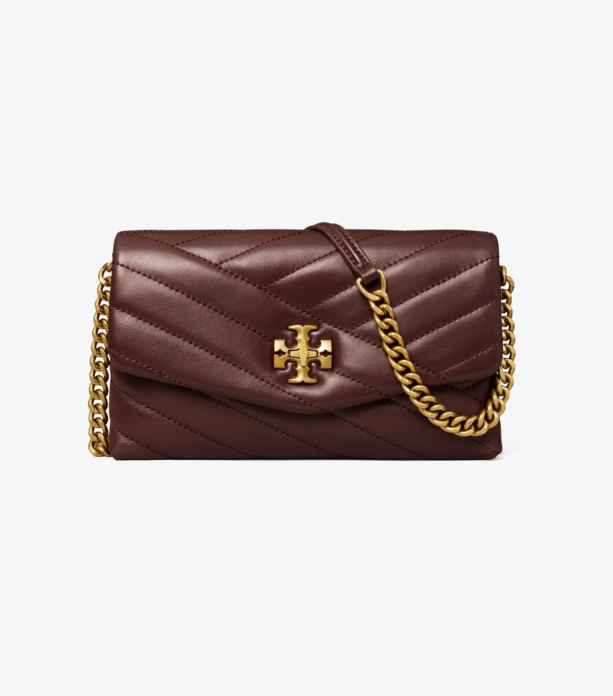 Kira Chevron Chain Wallet Tory Burch