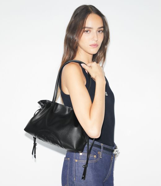 tory burch small ella natuura  drawstring tote