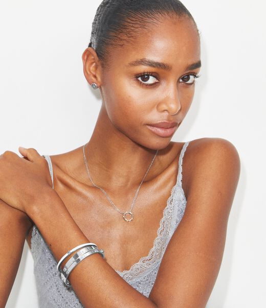 tory burch icon thin enamel bracelet