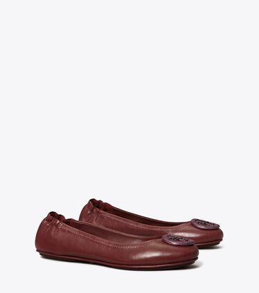 Minnie Travel Ballet Flat, Pavé 