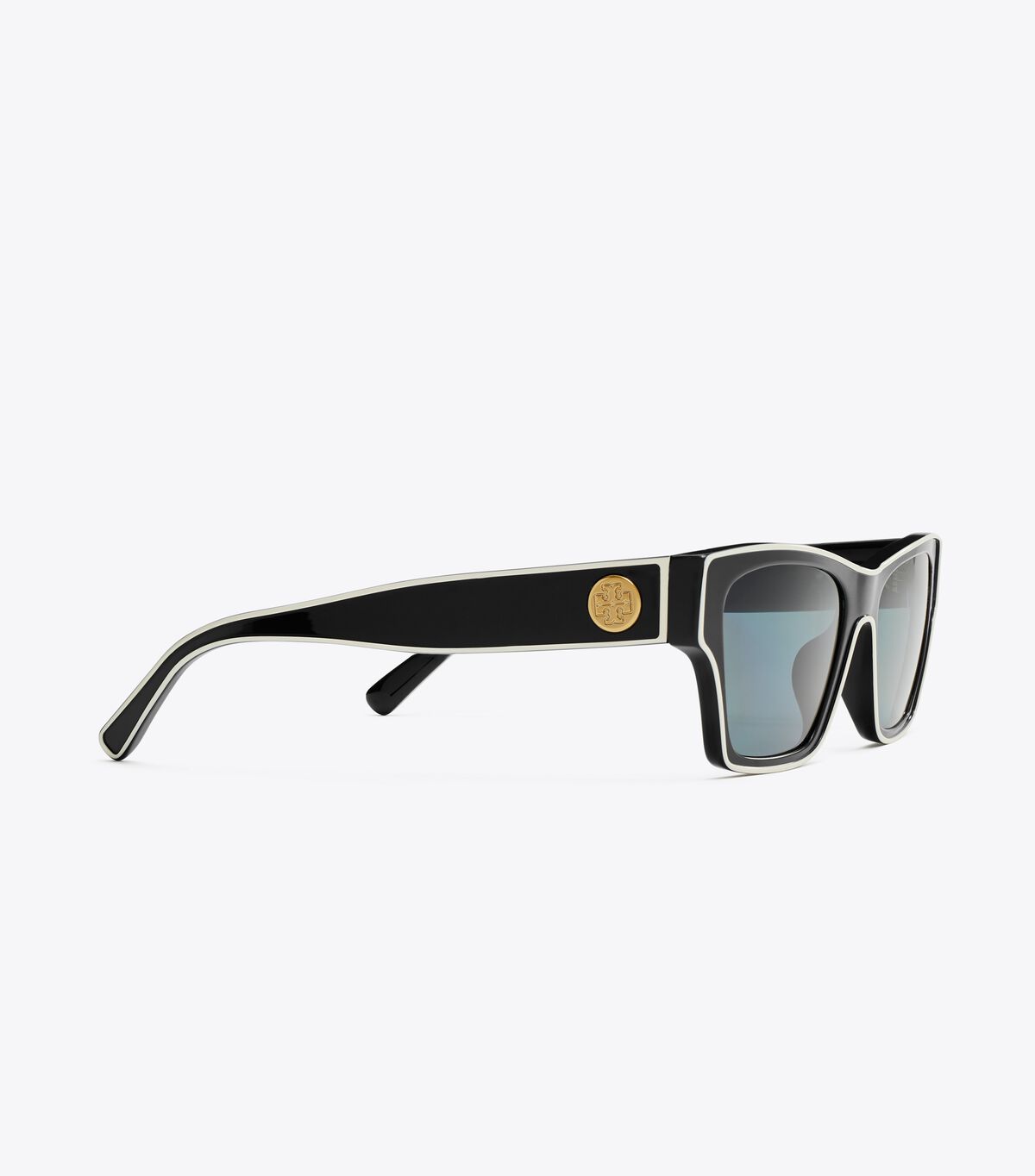 tory burch outlined rectangle sunglasses