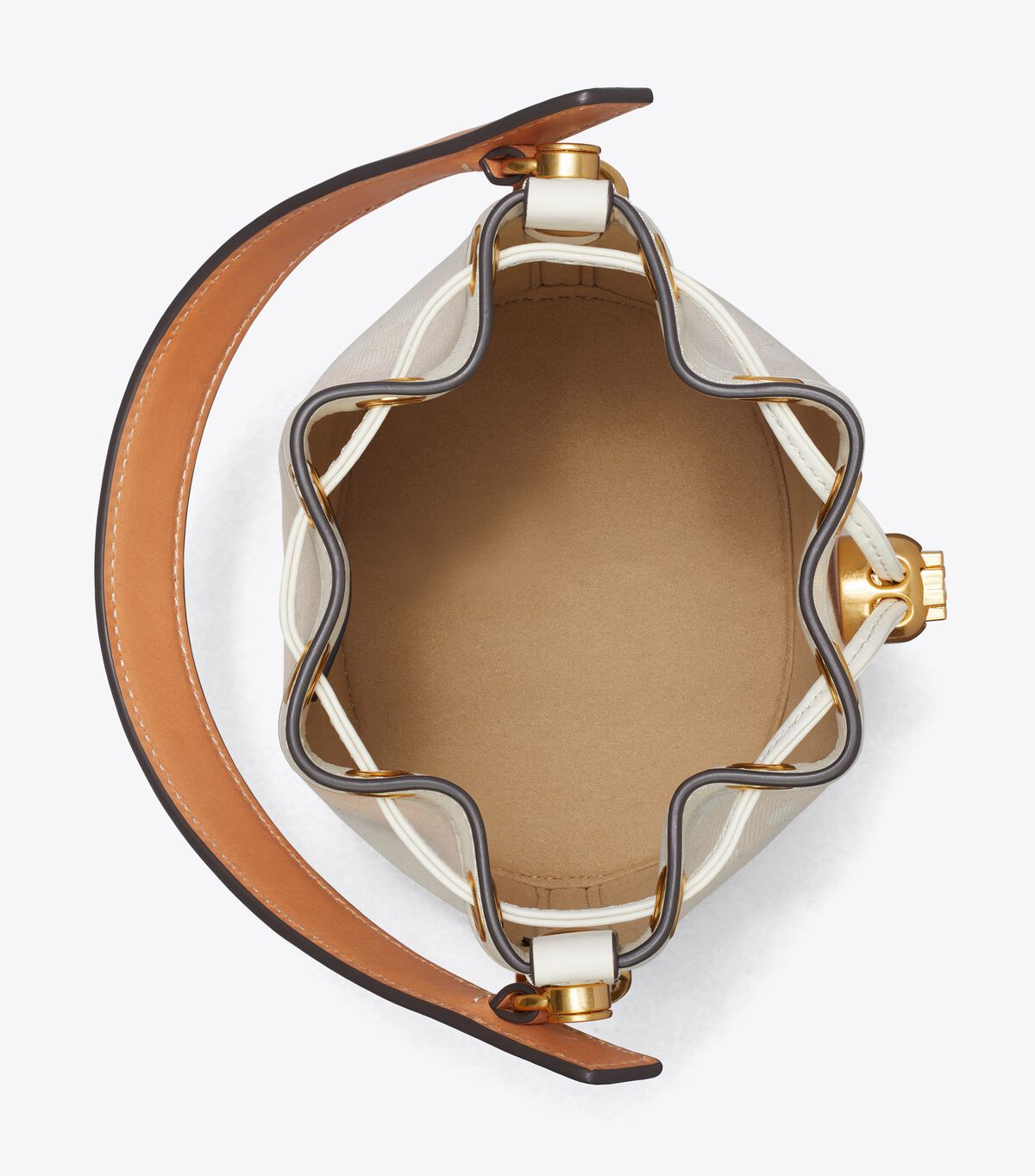 tory burch mini t monogram bucket bag
