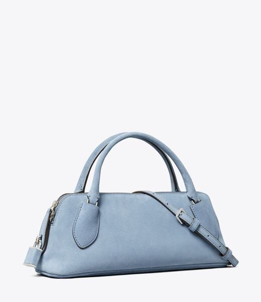 Lock Suede Top Handle Bag tory burch lock suede top handle bag