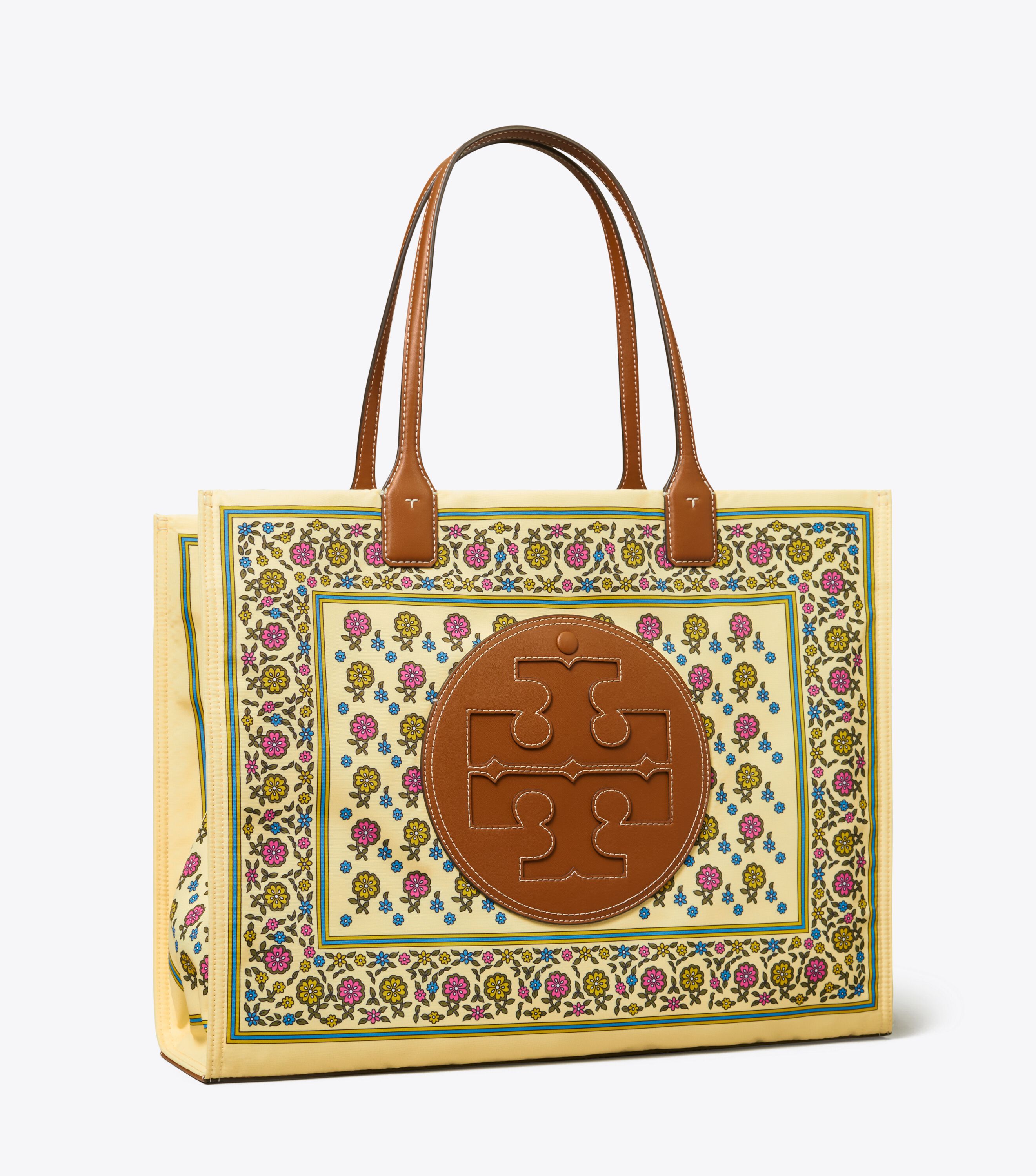 Ella printed hotsell leather tote bag