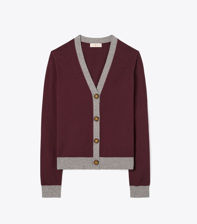 Color-Block Cashmere Cardigan | Ready-To-Wear | Tory Burch