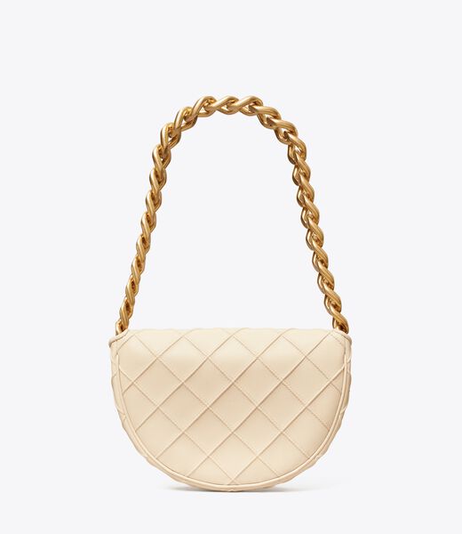 tory burch mini fleming soft crescent bag