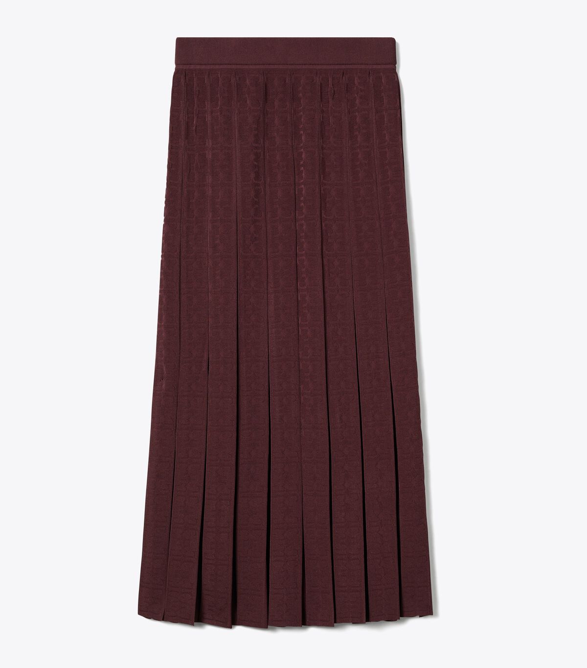 tory burch t monogram jacquard skirt