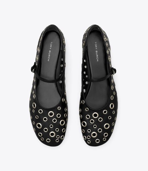 tory burch eyelet mary jane ballet