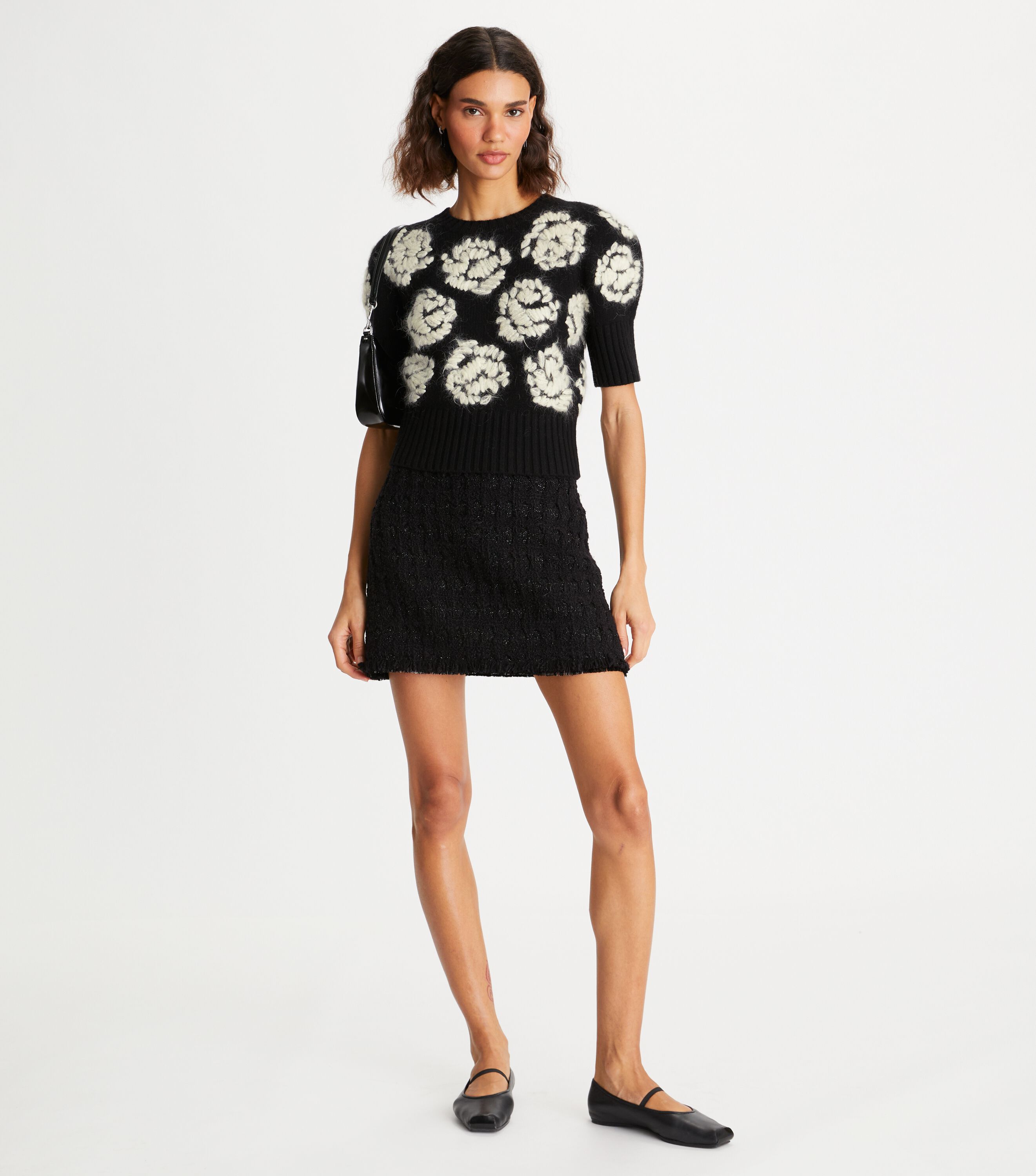 Rose embroidered Sweater