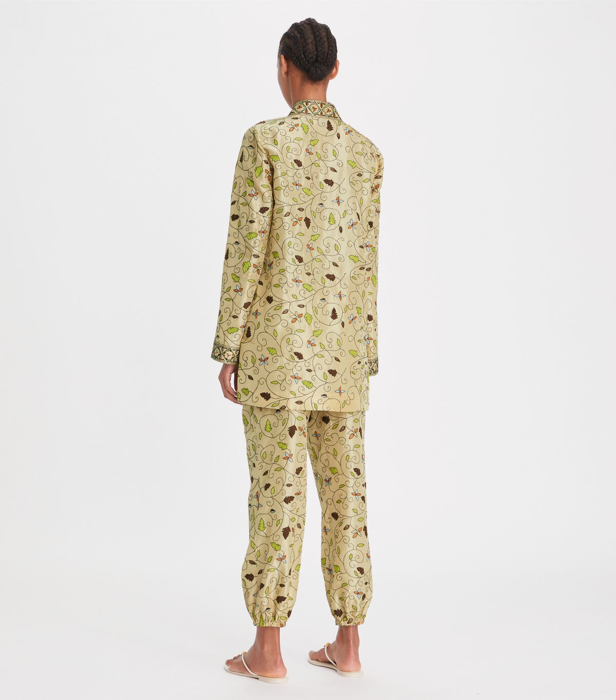 tory burch embroidered silk tory tunic