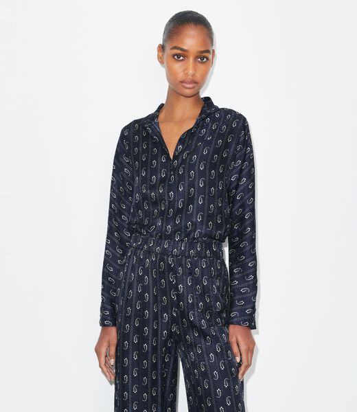 tory burch jacquard top