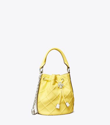 Mini Fleming Soft Patent Border Bucket Bag