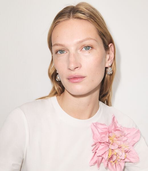 tory burch curiosity crystal pearl drop earrings