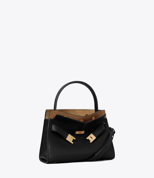 tory burch petite lee radziwill double bag