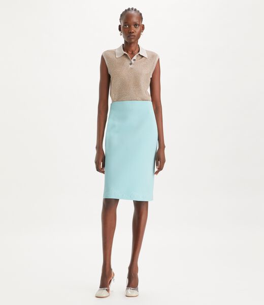 tory burch embossed sweater skirt
