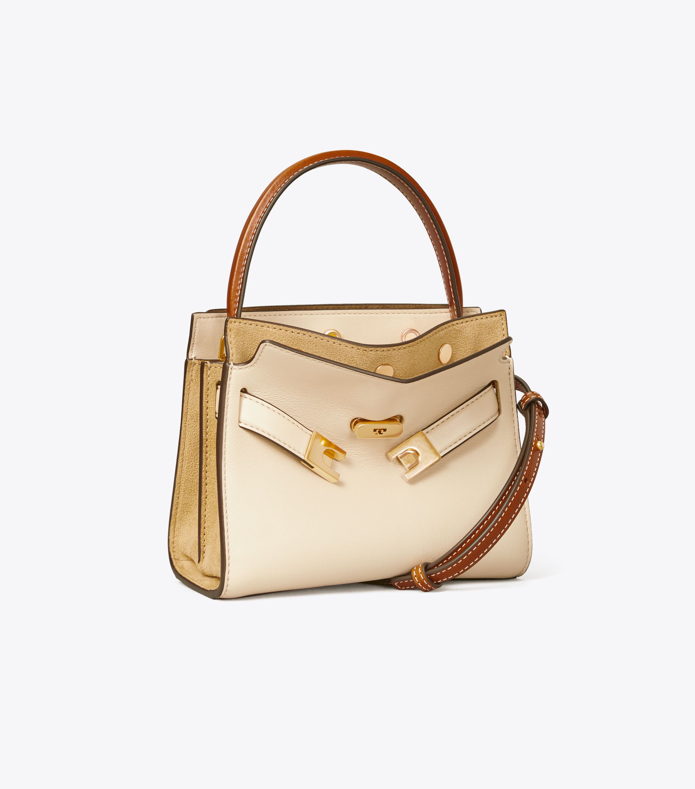 Petite Lee Radziwill Double Bag, New Cream | Tory Burch KSA