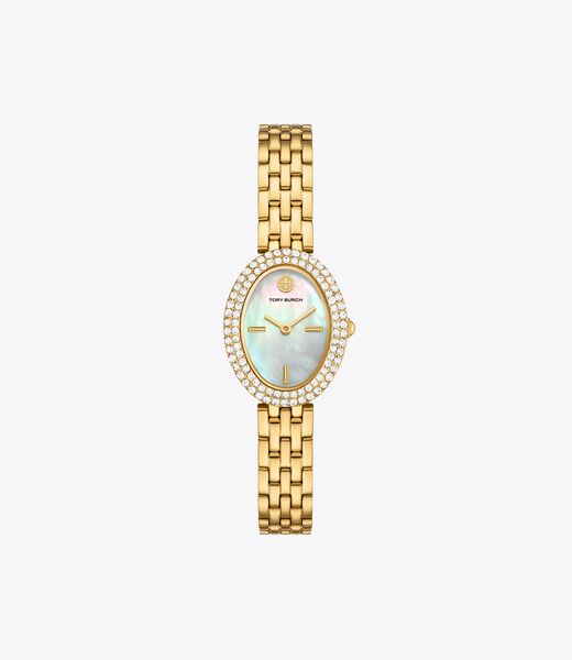 tory burch oval watch