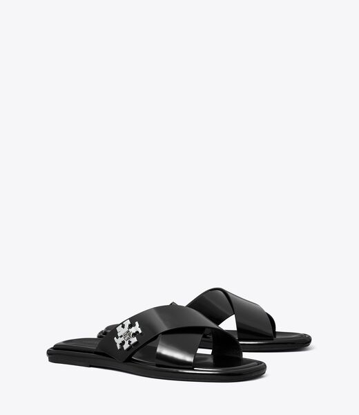 tory burch turnlock slide