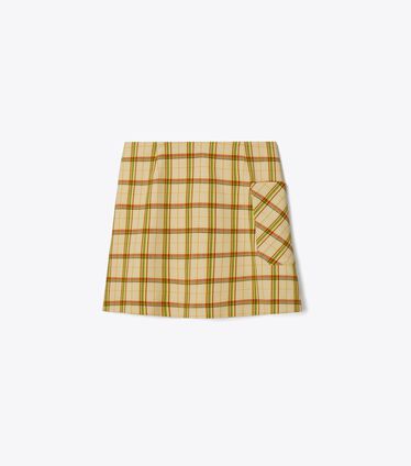Yarn-Dyed Twill Club Skirt