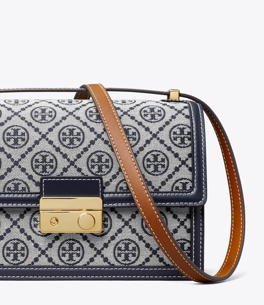 tory burch حقيبة كتف تي مونوغرام