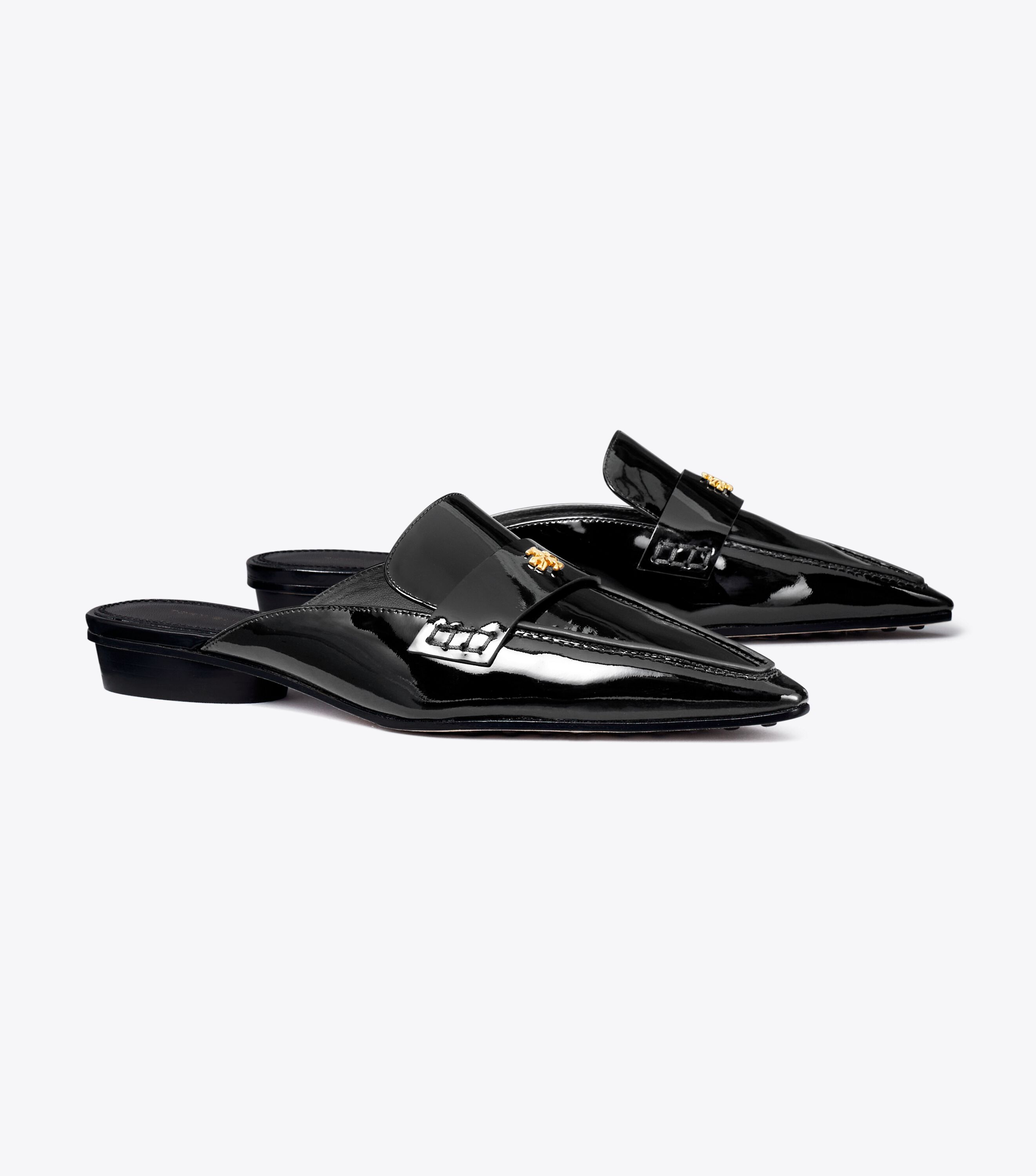 Pointed sales backless loafers