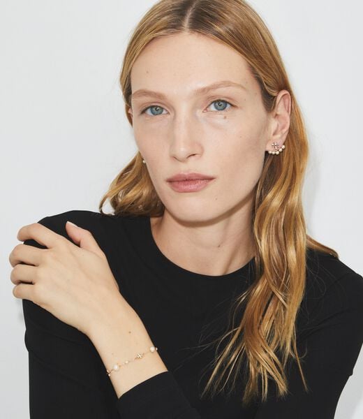 tory burch delicate moondance pearl and star bracelet