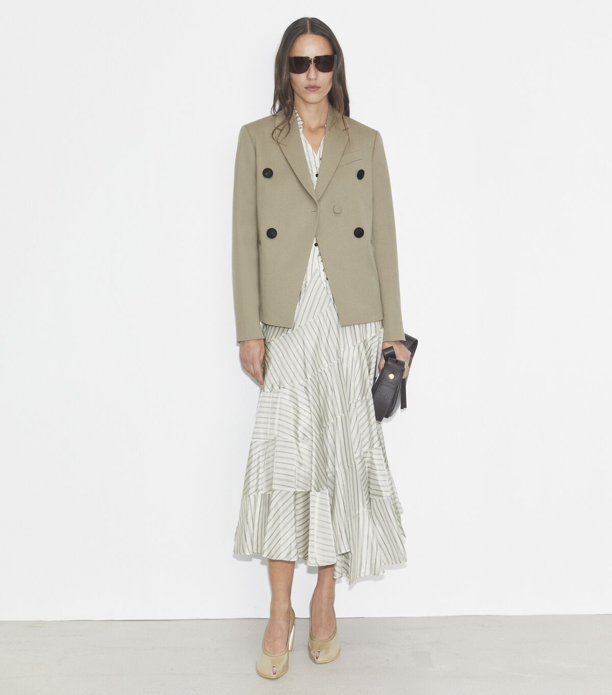 tory burch wool blend blazer