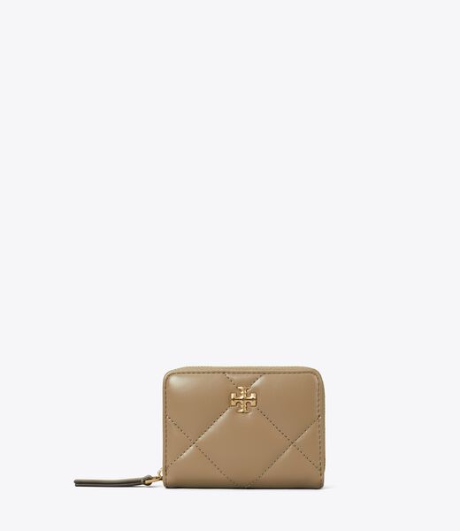 tory burch small kira diamond quilt zip around wallet